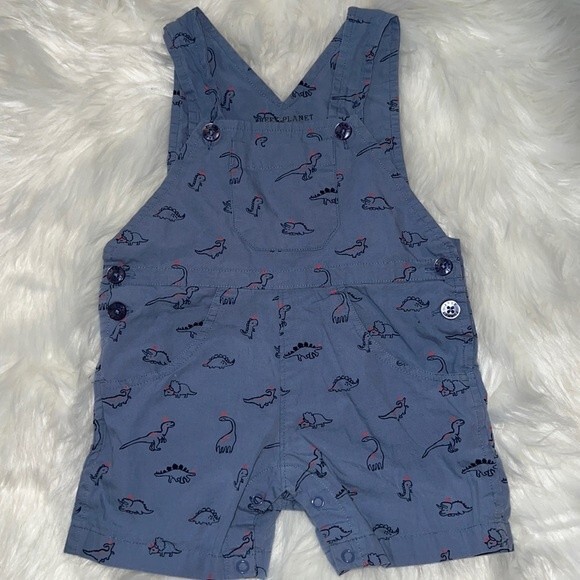 Free Planet Dinosaur Jumper in Blue Size 12 months - Picture 1 of 3